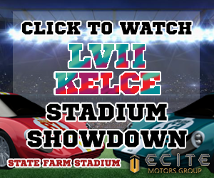 E-Cites’ EV-GT Sportscar Featured at the Big Game in Kelce Showdown in and Around State Farm Stadium During the Game
